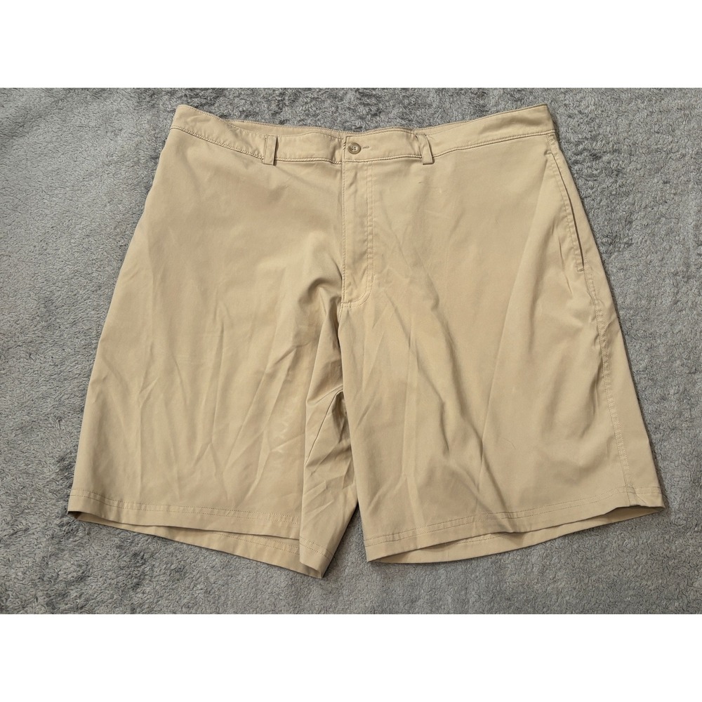 C9 by Champion Mens Khaki Golf Shorts Tan Flat Front Size 40W 89282-KIB